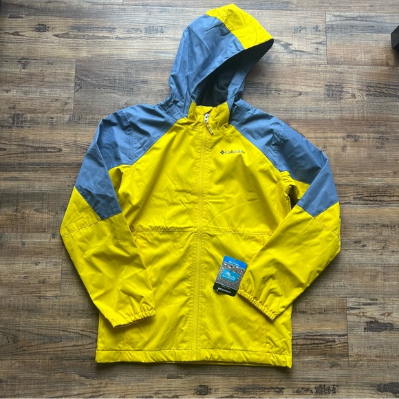 Columbia Boys Yellow Little Endless Explorer Jacket Size Large (14/16) Outdoor - Picture 1 of 7